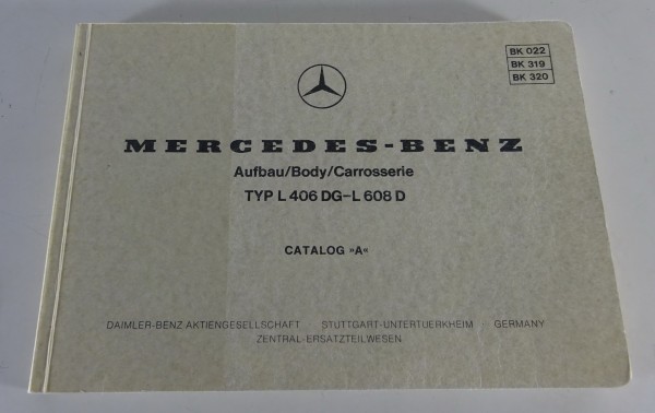 Bildkatalog Mercedes-Benz DüDo T2 L 406 DG / L 608 D Aufbau Stand 08/1974