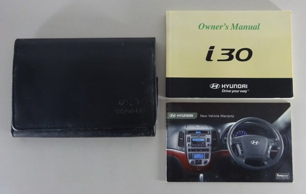 Owner's Manual / handbook + Wallet Hyundai i30 from 2007