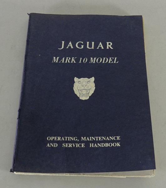 Betriebsanleitung / Handbuch Jaguar 10 / Mk. X 3,8 Liter Baujahre 1961 - 1966