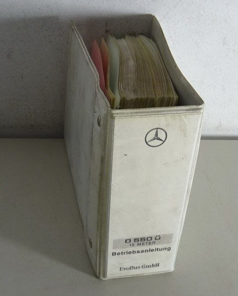 Betriebsanleitung / Handbuch Mercedes Benz EvoBus Bus Überlandbus O 550 Ü, 1999