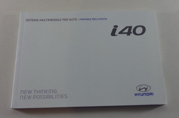 Manuale dell'utente Hyundai i40 sistema multimediale per auto