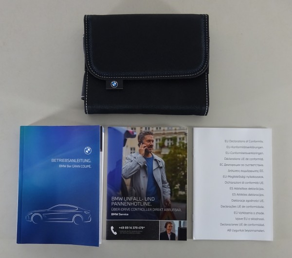 Bordmappe + Betriebsanleitung BMW 8er Gran Coupé G16 840/850i + d + Xdrive '2022