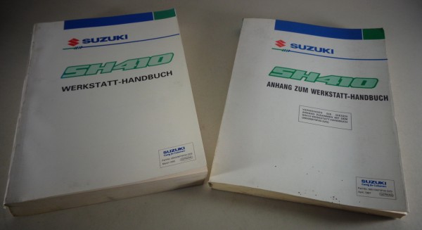 Werkstatthandbuch / Reparaturleitfaden + Nachtrag Suzuki Alto SH410 Typ HA