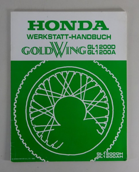 Werkstatthandbuch / Ergänzung Honda GL 1200 D/A Goldwing