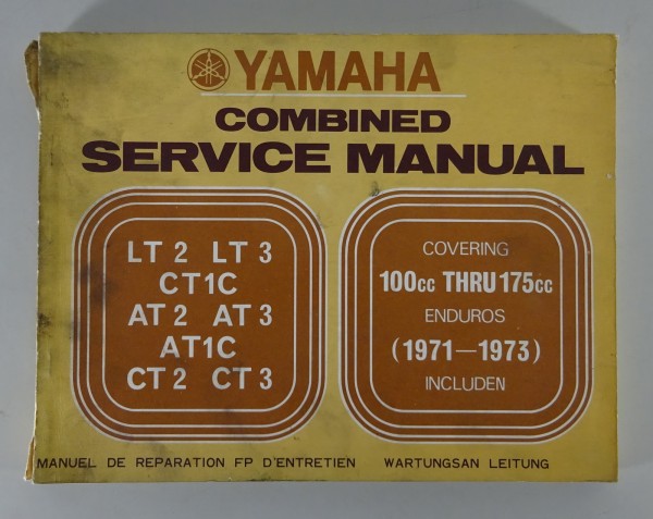 Werkstatthandbuch Yamaha LT2/LT3 / CT1C / AT2/AT3 / AT1C / CT2 CT3 Stand 12/1972
