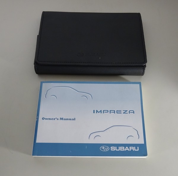 Wallet + Handbook / Owner's manual Subaru Impreza WRX & WRX STi from 08/2007