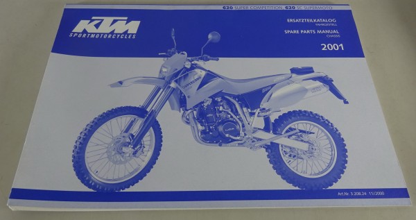 Teilekatalog Fahrgestell KTM 620 Super Competition / 620 SC Supermoto Mj. 2001