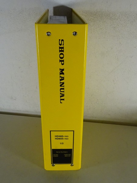 Workshop Manual / Werkstatthandbuch Komatsu Muldenkipper HD465-7EO / HD605-7EO