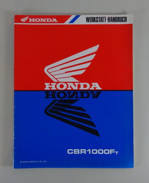 Werkstatthandbuch Ergänzung Honda CBR 1000 F Stand 1995