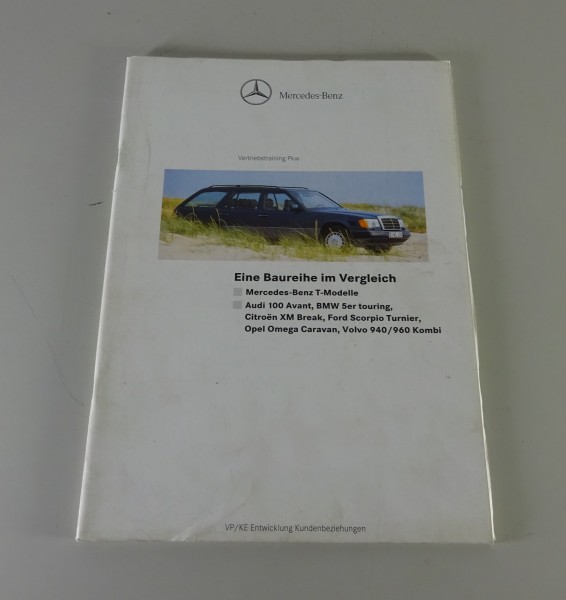 Wettbewerber-Vergleich Mercedes-Benz W124 T-Modell zu Audi / BMW / Ford etc 1992