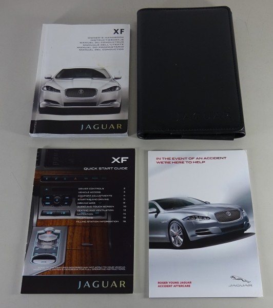 Wallet & Owner's manual / Handbook Jaguar XF Typ X250 from 2012
