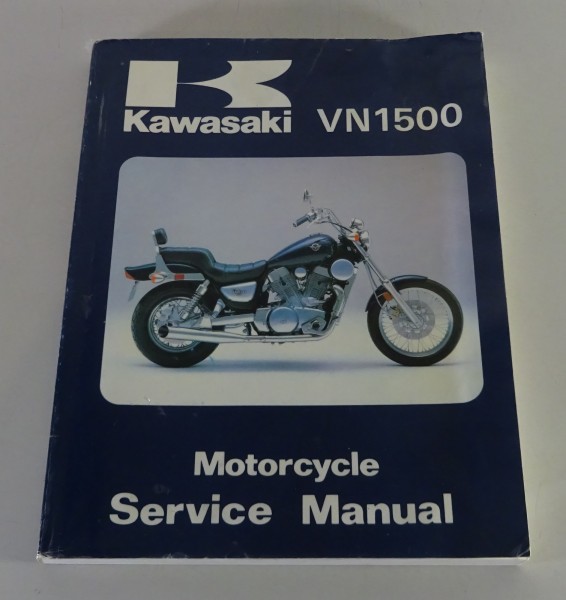 Workshop Manual / Service Manual Kawasaki Vulcan VN1500 A / B from 08/1991