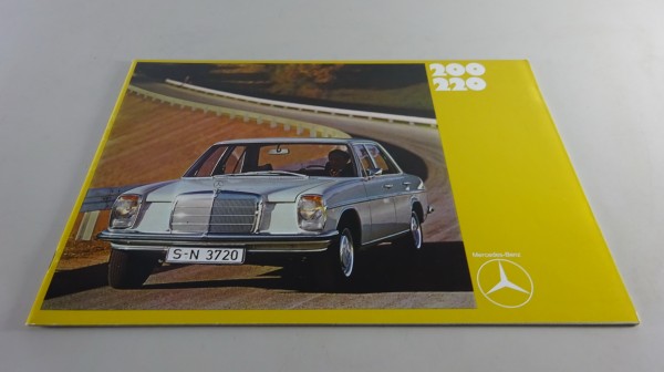 Prospekt / Broschüre Mercedes-Benz /8 W115 - 200 / 220 Stand 12/1970