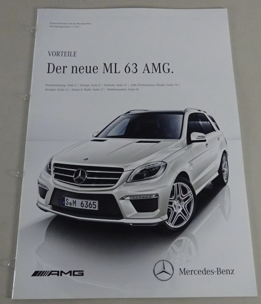 Produktinformation / Vorteile Mercedes-Benz ML 63 AMG Stand 11/2011