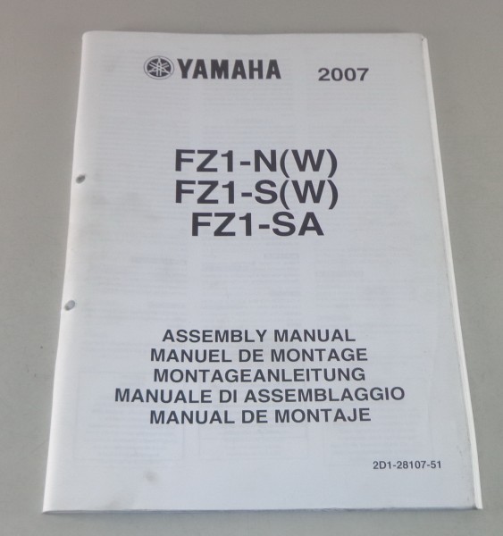 Montageanleitung / Set Up Manual Yamaha FZ-1 N (W) / S (W) / SA Stand 2007