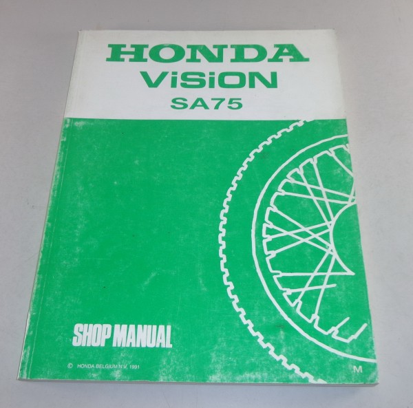 Werkstatthandbuch Workshop Manual Honda Roller SA 75 Vision Stand 1991