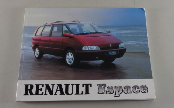 Betriebsanleitung / Handbuch Renault Espace II J63 von 1994