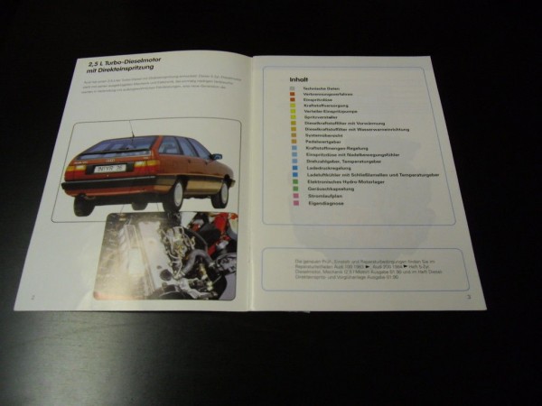 SSP 120 Audi 100 Typ 44 2,5 l Turbo Diesel Motor 1990