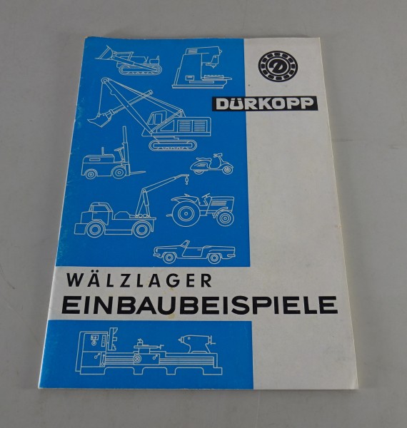 Einbauanleitung Dürkopp Wälzlager Einbaubeispiele Moped-Motor / PKW - LKW