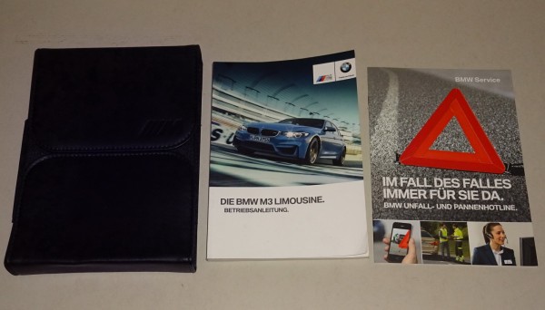 Bordmappe + Betriebsanleitung BMW M3 Limousine F80 Stand 02/2014