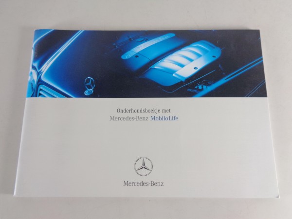 Scheckheft Mercedes Benz CL 500 / 600 C215 von 02/2004 auf Niederländisch