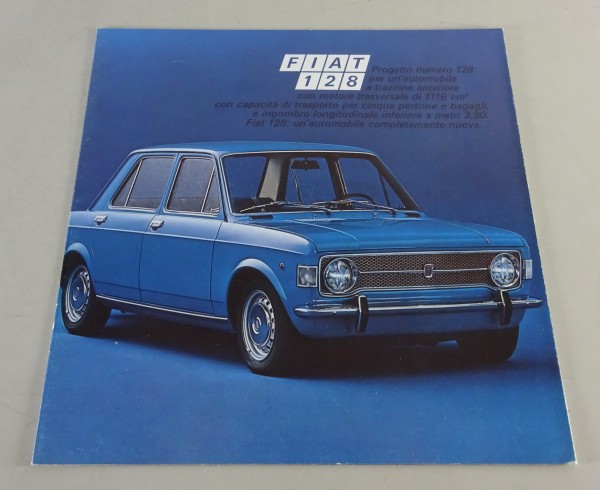 Prospekt / Faltprospekt / Broschüre Fiat 128 Stand 05/1969 - Italienisch