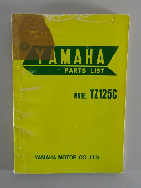 Teilekatalog / Parts Catalogue Yamaha YZ125 IT Stand 12/1974