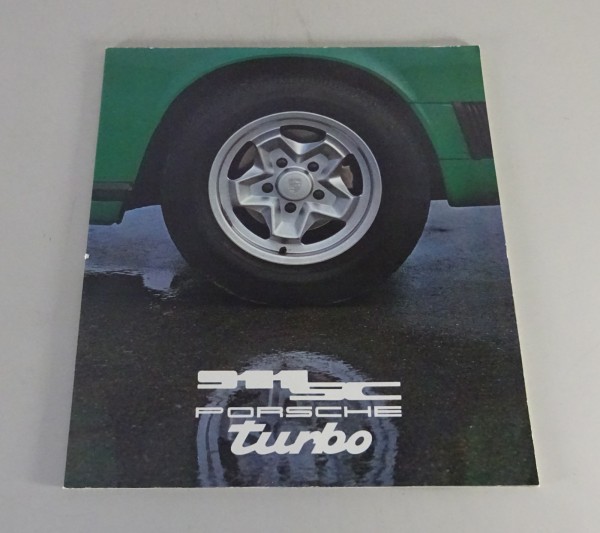 Prospekt / Broschüre Porsche 911 SC G-Modell + Turbo Modelljahr 1978