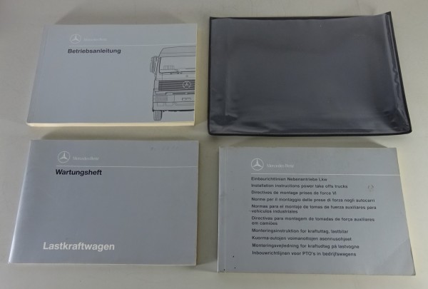 Bordmappe + Betriebsanleitung / Handbuch Mercedes-Benz LKW MK / SK von 06/1995