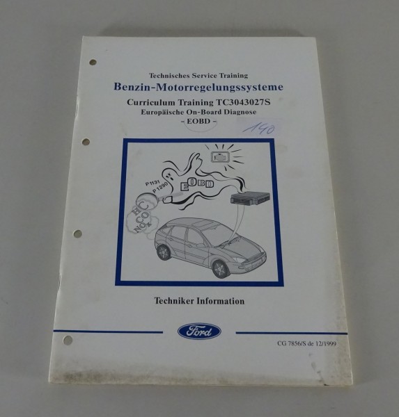 Technische Information Ford Benzin-Motorregelungssysteme EOBD Stand 12/1999