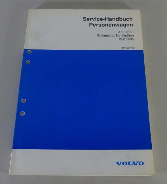 Werkstatthandbuch Elektrik / Elektrische Schaltpläne Volvo 850 Baujahr 1995