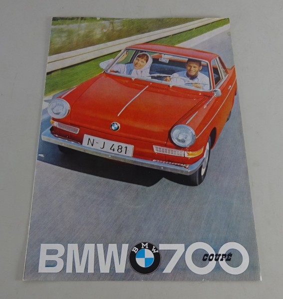Prospekt / Broschüre BMW 700 Coupé Stand 06/1961