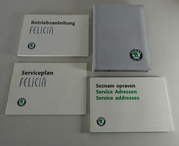 Bordmappe + Betriebsanleitung / Handbuch Skoda Felicia Stand 08/1998