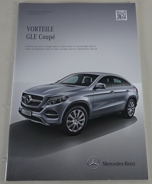 Produktinformation / Vorteile Mercedes-Benz GLE Coupé Typ C 292 Stand 03/2015