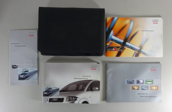 Bordmappe + Betriebsanleitung / Handbuch Audi A2 Stand 11/2003