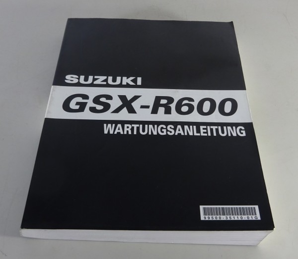 Werkstatthandbuch / Wartungsanleitung Suzuki GSX-R 600 K8 Stand 03/2008