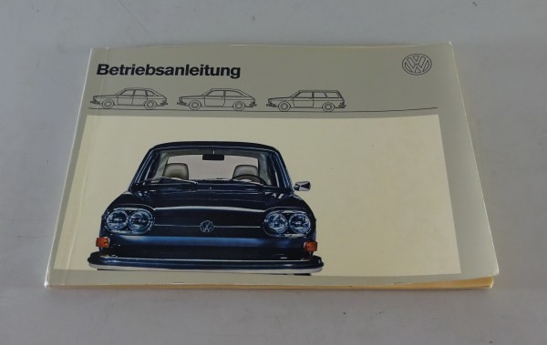 Betriebsanleitung VW 411 E / 411 E Variant Typ 4 Stand 08/1970