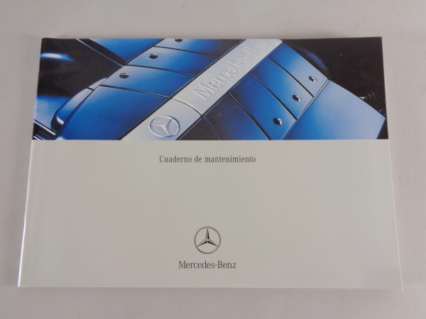 Scheckheft Mercedes Benz SLK, CLK, SL, CL, etc. von 04/2003 Spanisch