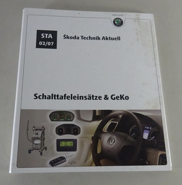 Werkstatthandbuch / Diagnose Handbuch Skoda Schalttafeleinsätze & GeKo Stand ´07