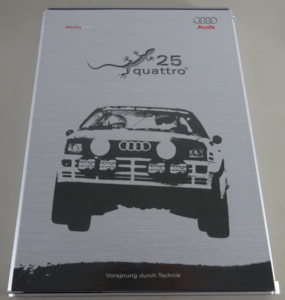 Pressemappe Audi 25 Jahre Quattro Stand 02/2005