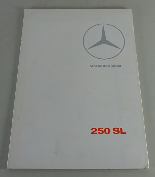 Prospekt / Broschüre Mercedes Benz R113 Pagode 250 SL - niederländisch