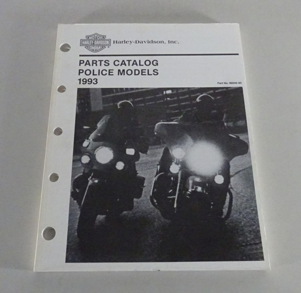 Parts catalog / Spare parts list Harley Davidson Police Models 1993