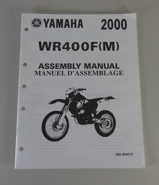 Montageanleitung / Assembly Manual Yamaha WR 400 F (M) von 2000