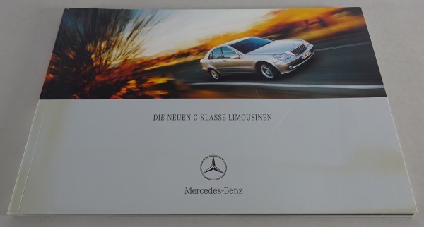 Prospekt / Fahrzeugvorstellung Mercedes-Benz C-Klasse W203 Stand 01/2000