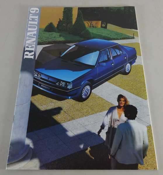 Prospekt / Broschüre Renault R9 Stand 11/1986