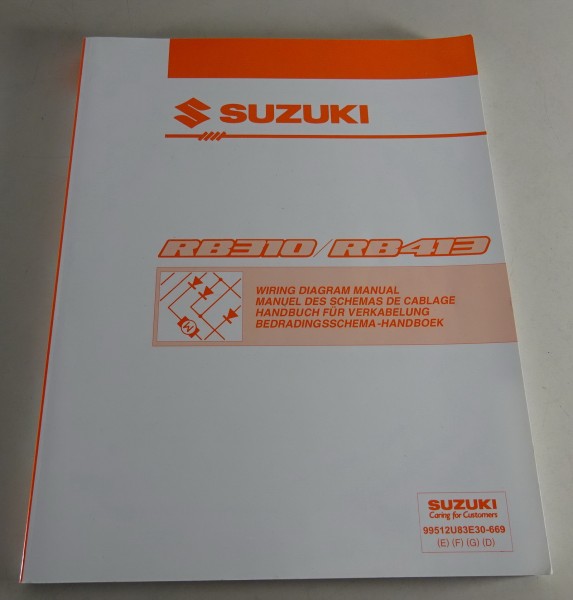 Werkstatthandbuch Schaltpläne Suzuki Wagon R RB 310 / 413 Stand 09/2002