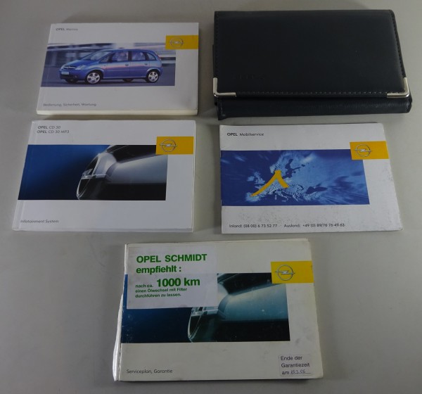 Bordmappe + Betriebsanleitung / Handbuch Opel Meriva A Stand 01/2005