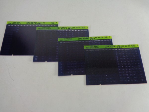 Microfich Teilekatalog / Spare parts list Deutz Fahr D 7207 C von 03/1985