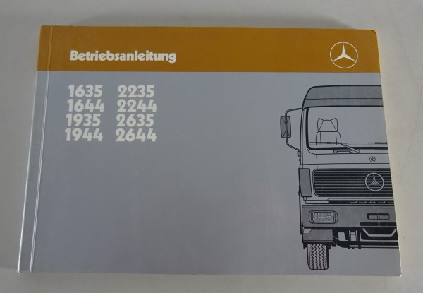 Betriebsanleitung Mercedes Benz LKW LNZ / NG 80 1635 1644 1935 1944 2235 St.1985