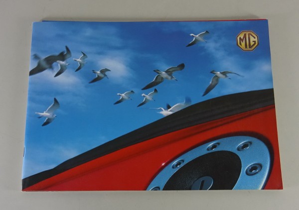 Prospekt / Broschüre MG F + Zubehörprospekt Stand 1999
